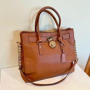 Michael Kors Large Hamilton Tote Brown